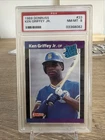 1989 Donruss Baseball Ken Griffey Jr Rated Rookie #33 PSA 8 Seattle Mariners