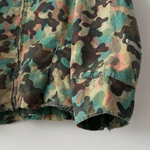 1950s Vintage Military Czechoslovakian Army Dubaky/Mracky Camo Hooded Jacket - Picture 8 of 12