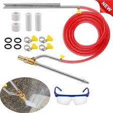 5000 PSI Sandblasting Kit for Pressure Washer Sand Blaster Attachment Power