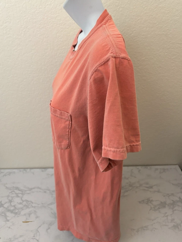 Comfort Colors Casual Short Sleeve T Shirt Women’s S Orange Top Pocket S Foto 2 de 4