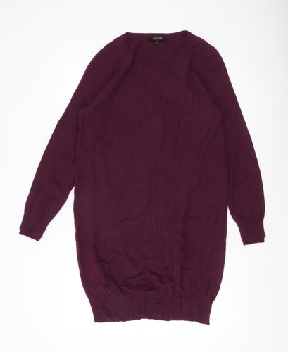 Jaeger Damen Lila Kaschmir Pullover Gr. M Langarm Rundhals