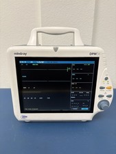 Mindray DPM 4 Patient Monitor, ECG, NiBP, SpO2 Dual IBP, Recorder, And Battery