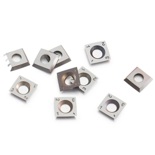 13.8mm Square Carbide Inserts Cutters Knives Blades with Radius 13.8×13.8×2.5... - Picture 5 of 6