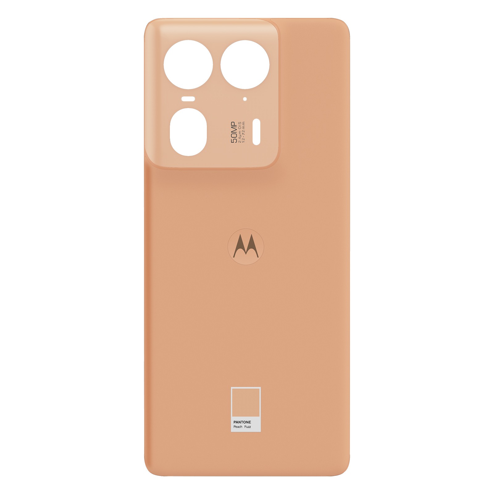 Face arrière Edge 50 Ultra orange pour sublimer votre mobile en voyage