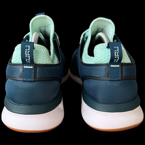 KURU Atom Cloud Women Sz 12 Tidal Wave White Oasis Blue Outdoor Trail Sneakers  - Bild 4 von 15