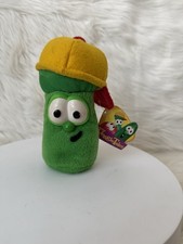 Vintage 1998 Veggie Tales Jr Asparagus Beanbag Plush New With Tags