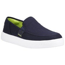 Hey Dude Sunapee Canvas Mens Slip-On Shoes Lightweight Comfort Travel Trainers