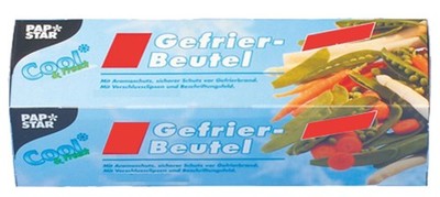 STARPAK Gefrierbeutel 2 Liter 200 x 300 mm transparent 90 Beutel