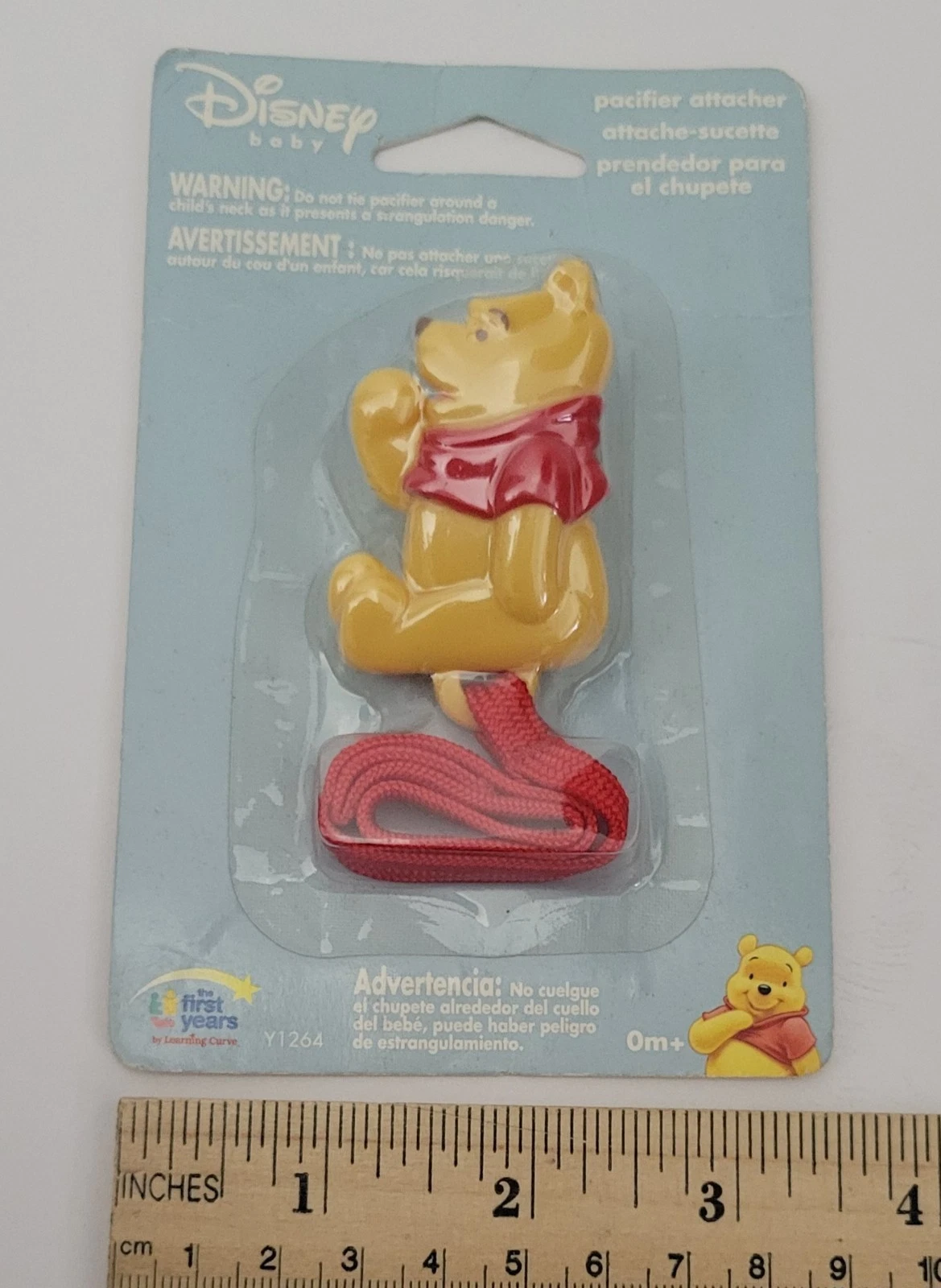 Baby Pacifier Attachment Disney Winnie The Pooh, NIP, NOS