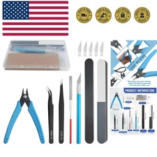 8 PCS Model Tools Kit Modeler Basic Tools Hobby Building Tools Kit for Gundam...