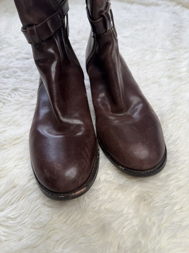 Antonia Melani Knee High Leather Riding Boots Chocolate Brown Size 9 Capsule - Bild 3 von 15