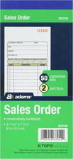 Sales Order Books, DC3705, Case of 25