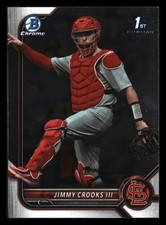 Jimmy Crooks III 2022 Bowman Draft Chrome 1st #BDC-178 Cardinals ROOKIE *010