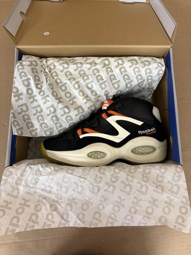 Reebok Question Pump Basketball Shoe Black/White/Chalk HO6496 Men’s Size 8M - Bild 7 von 8