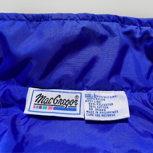 Vintage MacGregor Trainingsanzug Herren Blau Rot Colorblock Sweatsuit 2 Teiler 90er - Bild 4 von 18