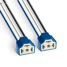 Pigtail Headlight Socket Connector Wiring Harness Female Plug 14AWG Ceramic P