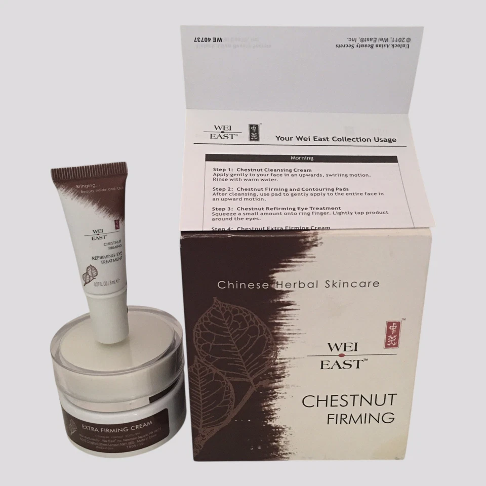 Wei East Castaño Tratamiento Reafirmante de Ojos .27oz y Castaño Crema Reafirmante Extra Foto 4 de 4