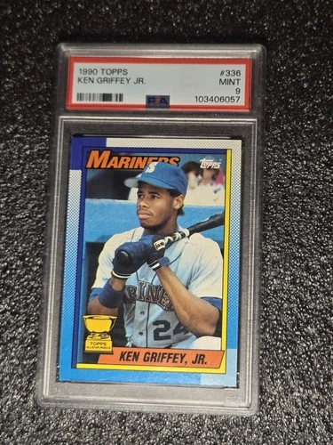 1990 TOPPS #336 KEN GRIFFEY JR. PSA 9 !!! NICE CARD!!!