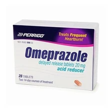 Perrigo Omeprazole 20mg Tablets Acid Reducer Frequent Heartburn Relief 28 ct