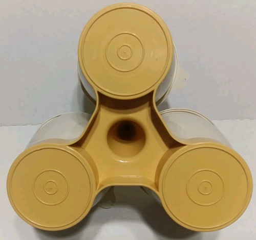 Juego de condimentos Tupperware vintage Harvest Gold Caddy #757-3 con tapas - Imagen 5 de 8