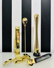 🖤 AU Vodka Gold Cocktail set muddler spoon zester bottle opener ice tongs 