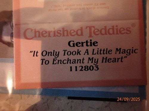 Cherished Teddies Rarität Halloween Gertie 112803 NEU - Bild 4 von 4