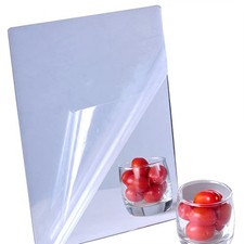 Acrylic Self Adhesive Mirror Sheet for Wall, Plastic Non Glass Sticky Kid Safety