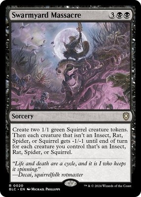 Swarmyard Massacre - BLC 0020 - NM - MTG Magic