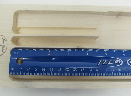 Laguiole Küchenmesser kleine Holzschublade Organizer Tablett 10,5" x 4,5" (#2403) - Bild 4 von 7