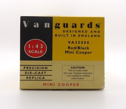 VANGUARDS VA25000 MINI COOPER RED/BLACK EXCELLENT BOXED 1:43 - Picture 4 of 7