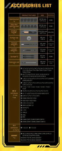 Juego de destornilladores multifuncionales 180 en 1 brocas magnéticas herramienta de reparación móvil PC NUEVO - Imagen 16 de 19