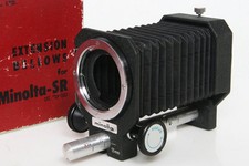 Minolta Extension Bellows SR with original box. macro close up work