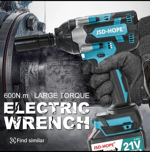 electric high torque impact wrench tool's,1 count 21v Brushless cordless elctric - Picture 7 of 11