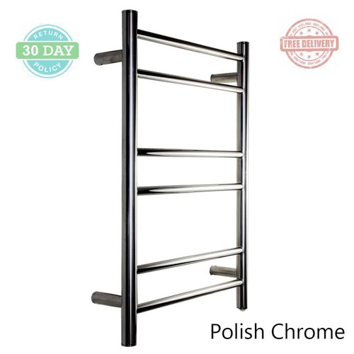 Bathroom Towel Warmer WallMount Stainless Steel 6Bar Polished Chrome Finish Bathroom Towel Warmer WallMount Stainless Steel 6Bar Polished Chrome Finish