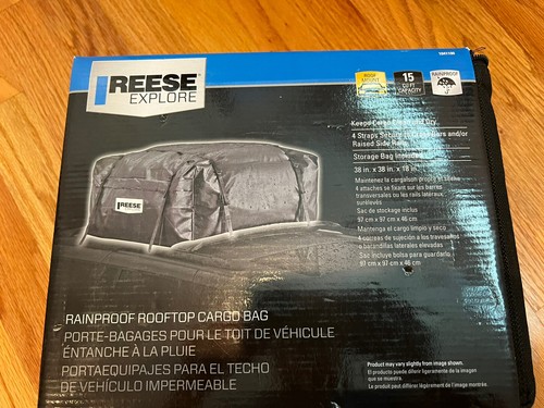 NEW REESE Roof Cargo Bag For Basket Carrier Weather Resistant 38” X 38” X 18” - Bild 2 von 3