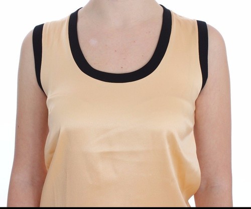 Etichetta Con Seta Dolce Giallo Nuova Gabbana Stretch Pqw5Pf