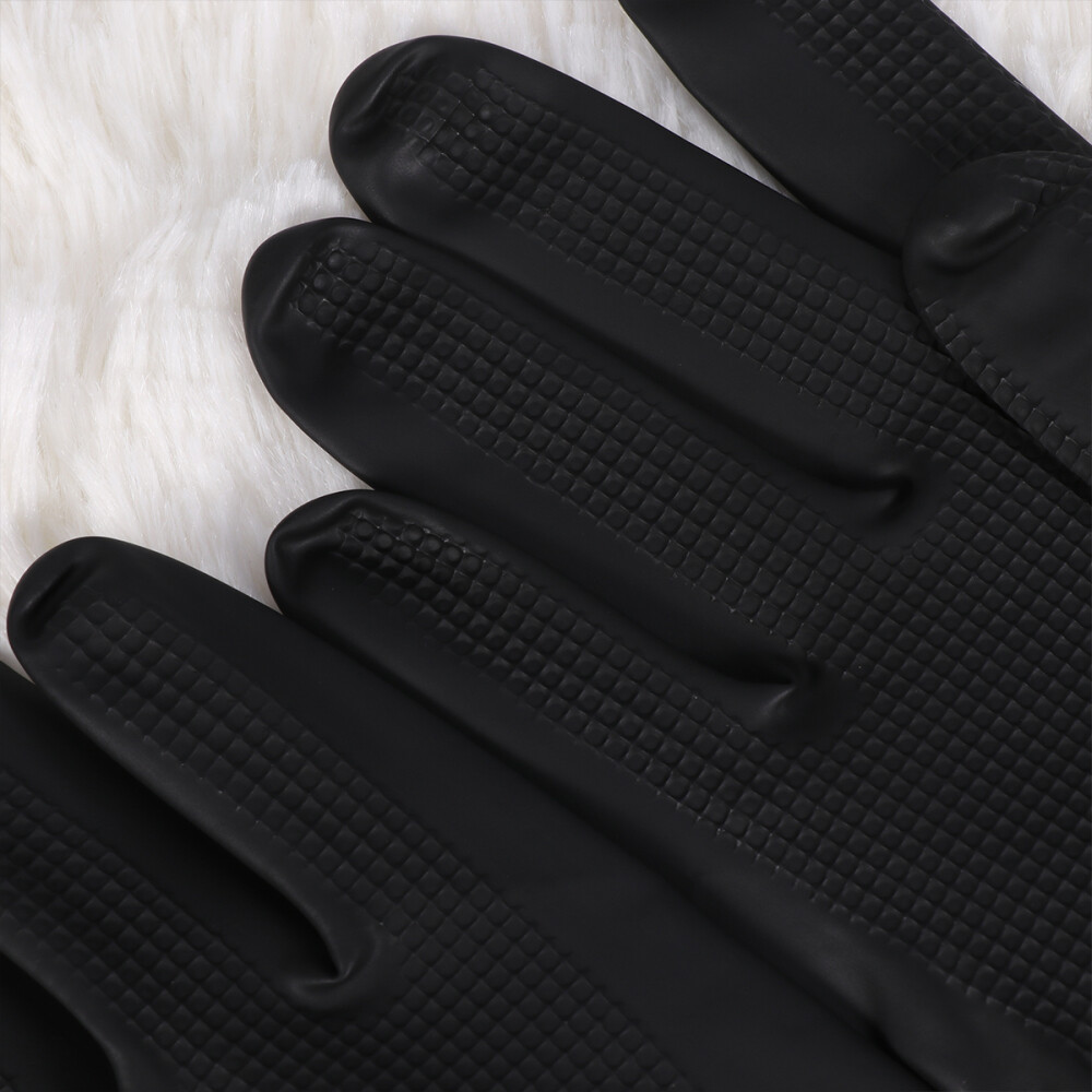 4 Pairs Hair Coloring Accessories Latex Gloves Dye Emulsion eBay