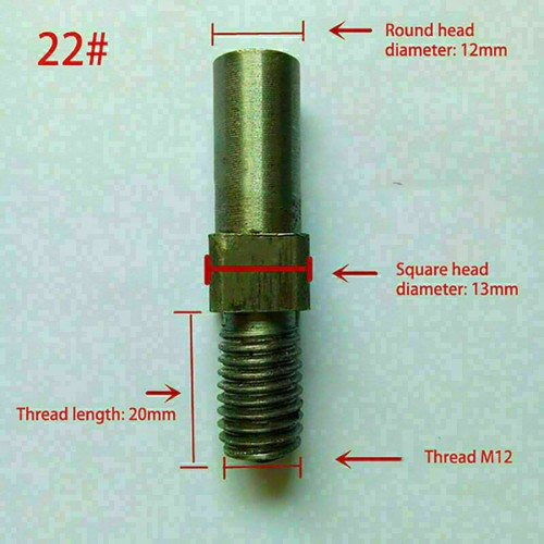 12# or 22# Stainless Steel Square Shaft Powerful Meat Grinder Cutter Grinder A2 - Picture 8 of 9