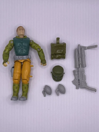1990 GI JOE Capt. GRID IRON v1 Near Complete Hasbro ARAH Vintage
