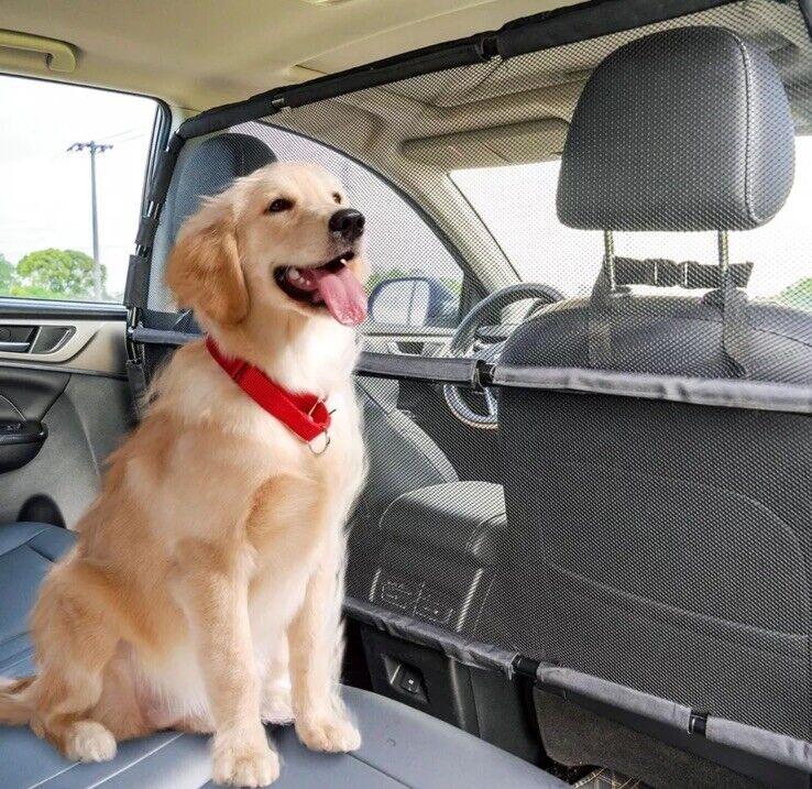Dog Car Barrier Escape Proof 50 Wide Car Divider for 2nd 3rd Row Seats Medium eBay