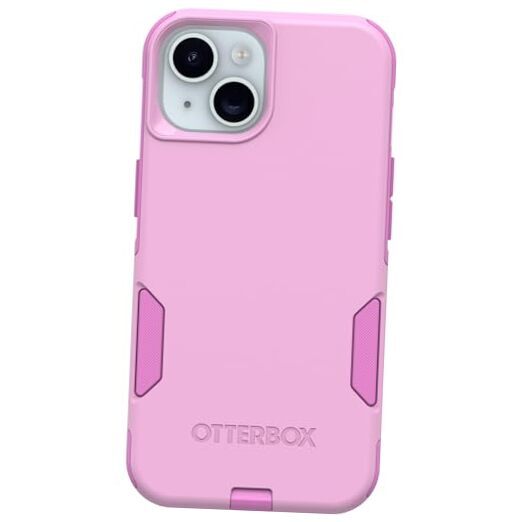 iPhone 15 14 13 Commuter Case in RUN WILDFLOWER Pink-image
