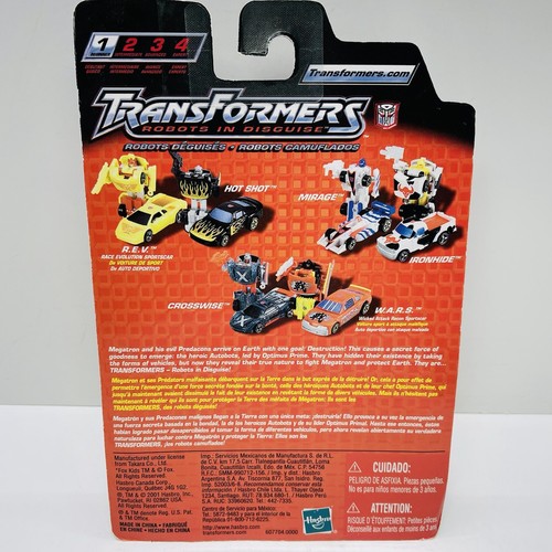 Transformers Robots in Disguise W.A.R.S. & CROSSWISE 2-Pack Hasbro VTG 2001 -NEW - Picture 13 of 14