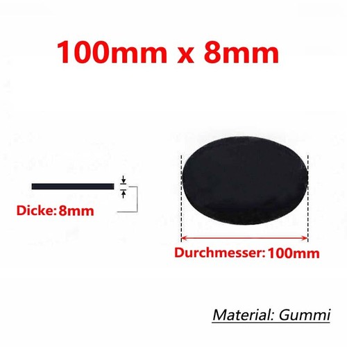 Discos de goma placa redonda almohadillas junta Ø 5 mm-150 mm espesor 1-10 mm discos de goma - Imagen 235 de 266