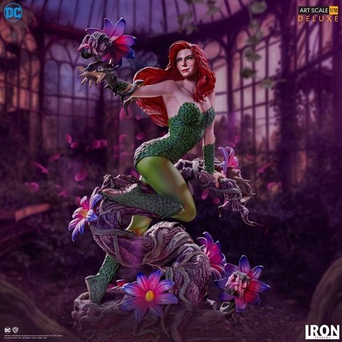 IRON STUDIOS 31120-10 1/10 DC Comics Poison Ivy Girl Character Statue In Stock - Picture 3 of 8