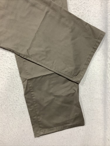 Weatherproof Chino Pants with Zipper Pocket Men's 34x29 Brown - Picture 3 of 11