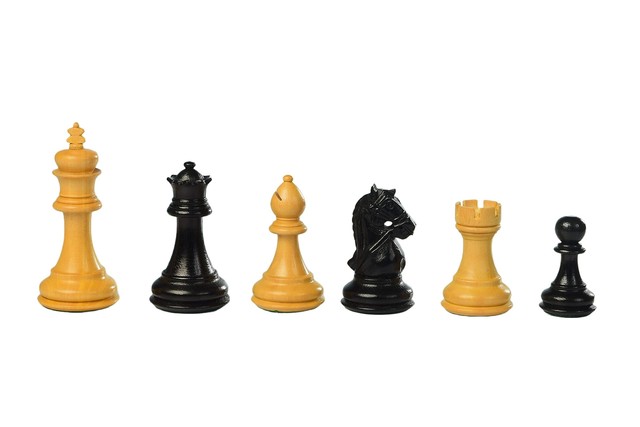 Scacchi IN Legno Pezzi 32 Chessmen Con 2 Extra Regine 3 King Ebanizzato Scacchi IN Legno Pezzi 32 Chessmen Con 2 Extra Regine 3 King Ebanizzato