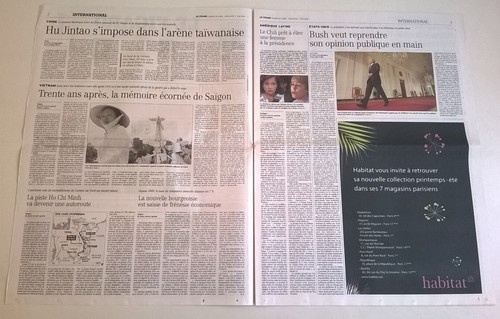 LE FIGARO N°18 891 du 30/04/2005 - Saïgon: 30 ans après, fièvre capitalistique - Foto 2 di 8