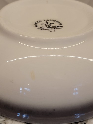 Homer Laughlin Best China Gray Trim Dessert Bowl 6” Set of 2 - Picture 7 of 11