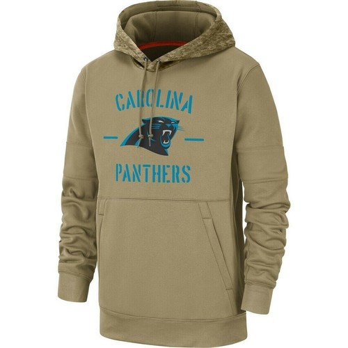 2019 Men's Khaki Salute to Service Sideline Performance Therma Pullover Hoodie. - Picture 7 of 64