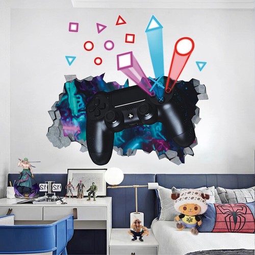 Game Mural Wall Art Stickers Removable Playroom Bedroom Decor Decals - Picture 5 of 51